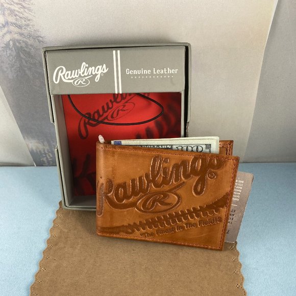 Rawlings Other - Rawilings Vintage Leather Tan Money Clip Wallet Rawlings Other - Rawilings Vintage Leather Tan Money Clip Wallet